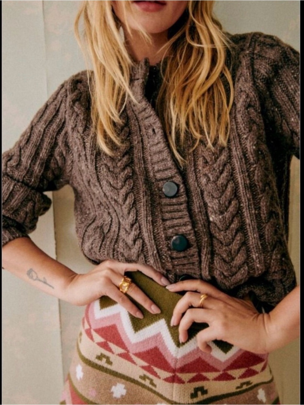 ISO Sezane Andina Cardigan size M or L